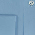 Contemporary Fit, Cutaway Collar, Double Cuff in Plain Ice Blue