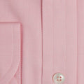 Contemporary Fit, Cutaway Collar, Two Button Cuff in Pink Herringbone