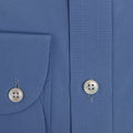Contemporary Fit, Cutaway Collar, Two Button Cuff in Plain Mid Blue