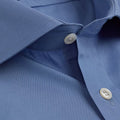 Contemporary Fit, Cutaway Collar, Two Button Cuff in Plain Mid Blue