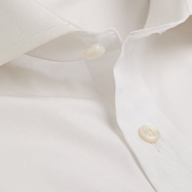 Contemporary Fit, Cutaway Collar, Two Button Cuff in Plain White