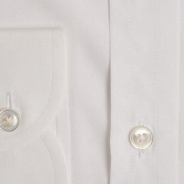 Contemporary Fit, Cutaway Collar, Two Button Cuff in Plain White