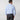 Contemporary Fit Mid Blue Check Cotton Twill Shirt with Classic Collar & Two Button Cuff