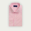 Contemporary Fit Pink End - on - End Cotton Shirt with Cut - away Collar & Two Button Cuff
