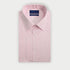 Contemporary Fit Pink Fine Stripe Sea Island Quality Cotton Shirt with Classic Collar & Double Cuff