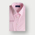 Contemporary Fit Pink Micro Check Cotton Shirt with Classic Collar & Double Cuff