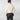 Contemporary Fit Plain Cream Cotton Poplin Shirt with Classic Collar & Double Cuff