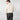 Contemporary Fit Plain Cream Cotton Poplin Shirt with Classic Collar & Two Button Cuff