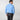 Contemporary Fit Plain Deep Blue Cotton Poplin Shirt with Classic Collar & Two Button Cuff