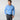 Contemporary Fit Plain Deep Blue Cotton Poplin Shirt with Cut - away Collar & Two Button Cuff