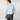 Contemporary Fit Plain Ice Blue Cotton Poplin Shirt with Cut - Away Collar & Two Button Cuff