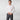 Contemporary Fit Plain White Cotton Poplin Shirt with Classic Collar & Double Cuff