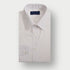 Contemporary Fit Plain White Cotton Shirt with Classic Collar & Two Button Cuff