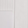Contemporary Fit, Wing Collar, Double Cuff Dress Shirt With Pleated Front