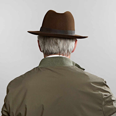 Dark Brown Grafton Trilby