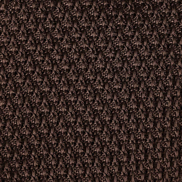 Dark Brown Grenadine Silk Tie