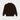Dark Brown V-Neck Cashmere Argyle Sweater