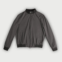 Dark Brown Zip Deck Lightweight Jacket