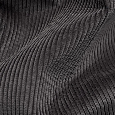 Dark Grey Cotton Corduroy Trousers