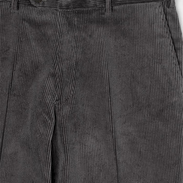 Dark Grey Cotton Corduroy Trousers