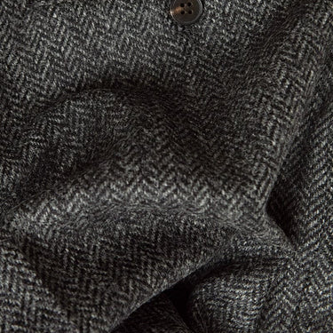 Dark Grey Pure Wool Trousers