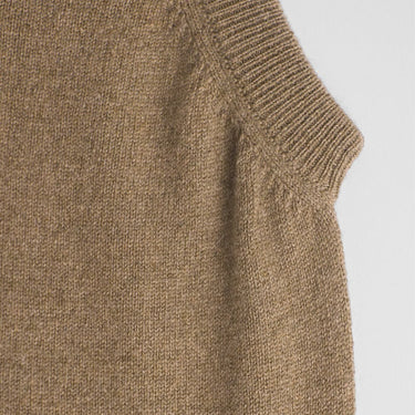 Dark Natural Cashmere Vest