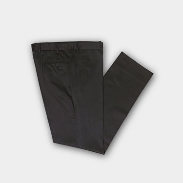 Dark Navy Cotton Mix Trousers