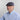 Dark Navy Linen Flat Cap