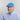 Denim Blue Linen Flat Cap