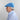 Denim Blue Linen Toni Cap
