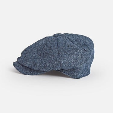 Denim Blue Plain Weave Gatsby Cap