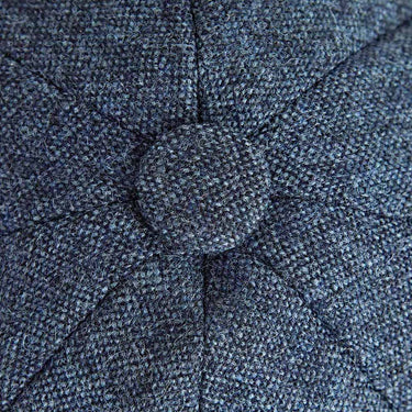 Denim Blue Plain Weave Gatsby Cap