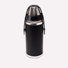 Ettinger Black Capra 8oz Hunter Flask with 4 Cups