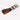 Ettinger Black & Orange Sterling Stirrup Keyring