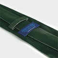 Forest Green Herringbone Silk Tie