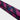 Fuchsia & Navy Block Stripe Silk Tie