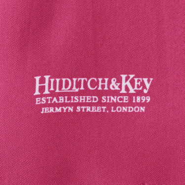 Fuchsia & White Spot Silk Tubular Scarf
