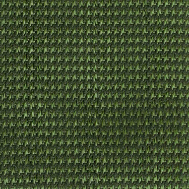 Green Small Houndstooth Wool & Silk Blend Tie