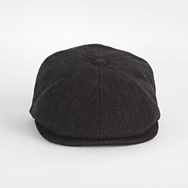 Green Wool Herringbone Toni Cap
