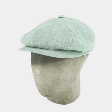 Grey Linen 8-Piece Cap