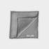 Grey & White Small Spot Silk Pocket Square