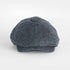 Insign Grey Herringbone 100% Wool Made In England Gatsby Cap