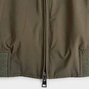 Khaki Zip Deck Lightweight Jacket