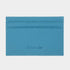 Light Blue Calf Leather Double Sided Card Holder