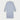 Light Blue Wide Stripe Cotton Nightshirt with Navy Piping