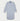 Light Blue Wide Stripe Cotton Nightshirt with Navy Piping