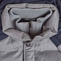 Light Grey Wool & Silk Blend Mante Coat