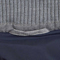 Light Grey Wool & Silk Blend Mante Coat