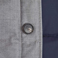 Light Grey Wool & Silk Blend Mante Coat