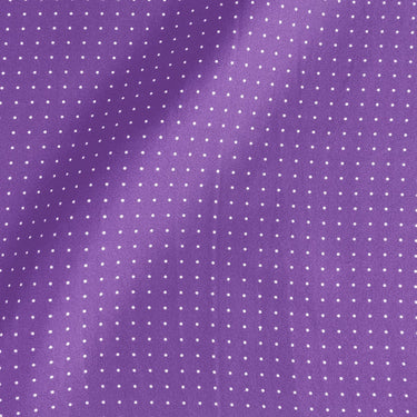 Lilac & White Small Spot Silk Pocket Square